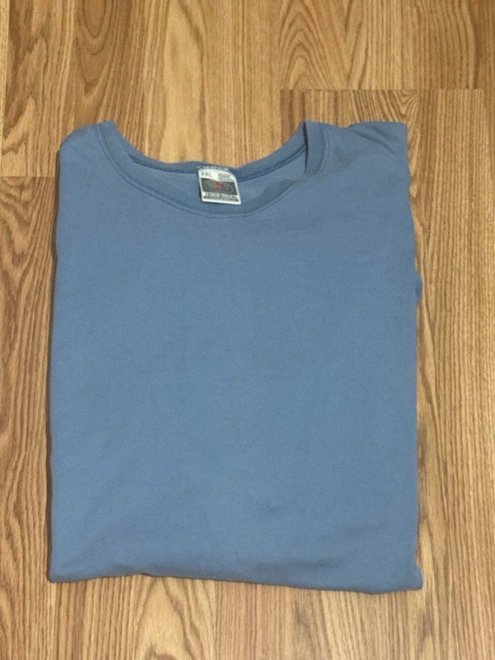 Vintage Fruit of the Loom Loungewear Blue Short Sleeve T-Shirt XXL
